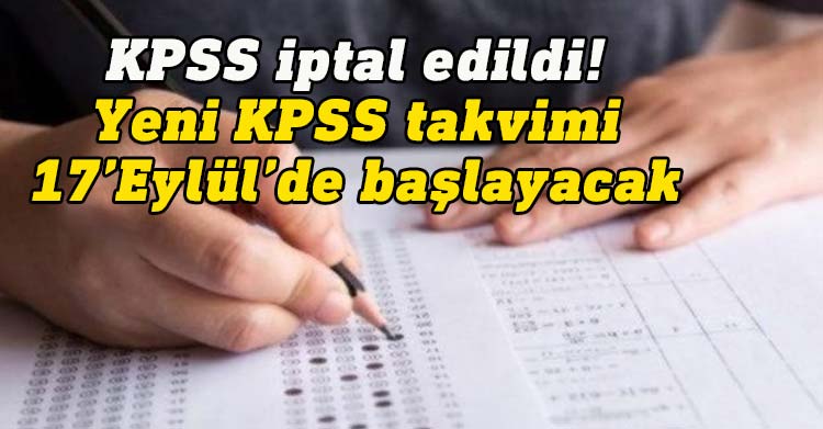 ÖSYM Başkanı Ersoy 31 Temmuz'da yapılan KPSS oturumlarının iptal edildiğini açıkladı