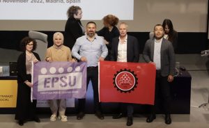 KTAMS, EPSU'nun Madrid'de düzenlediği konferansa katıldı