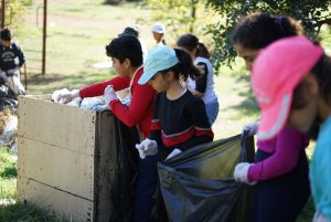 Boğaz piknik alanında çevre temizliği etkinliği yapıldı