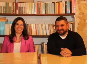 CTP Lefkoşa Türk Belediyesi Başkan adayı Sıla Usar İncirli BASIN-SEN'i ziyaret etti