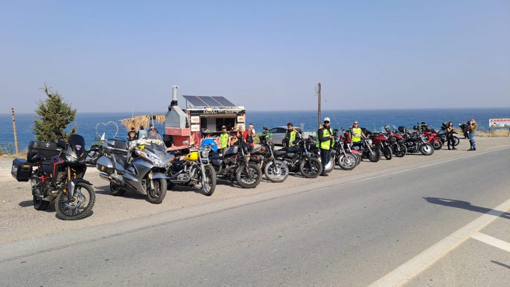 Motosiklet tutkunları Kaplıca’da Hamsi Günü’nde buluştu